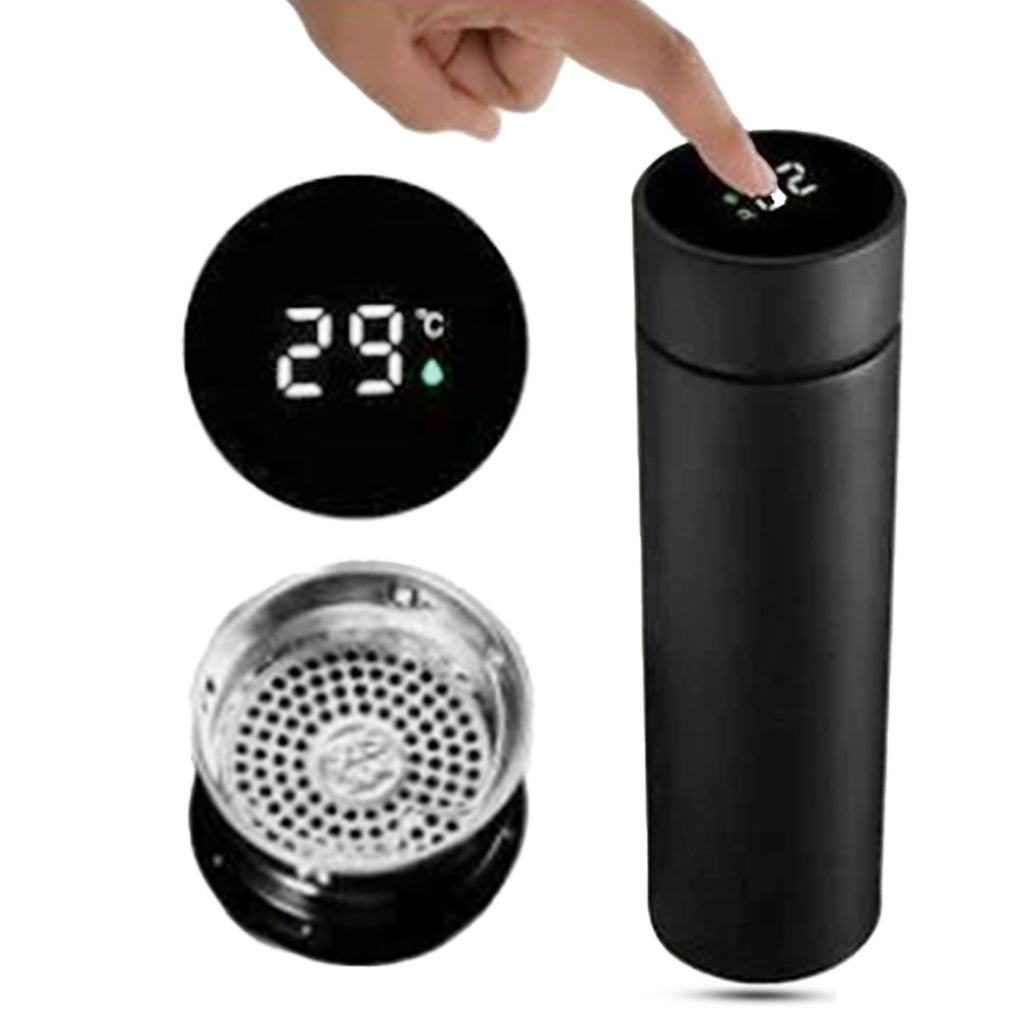 Stainless Steel Temperature Display Water Bottle